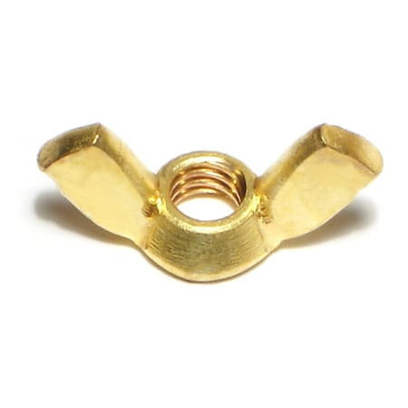 Wing Nut, 5/16-18, Brass, 10 PK